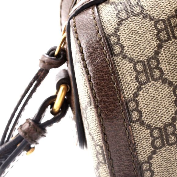Balenciaga x Gucci The Hacker Project Boston Bag BB Coated Canvas Small Brown - Picture 6 of 7